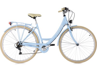KS CYCLING Damenfahrrad Cityrad 6-Gänge Toskana 28 Zoll Grau