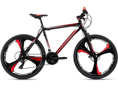 KS CYCLING MTB-Hardtail Mountainbike Hardtail 26 Zoll Sharp Rot