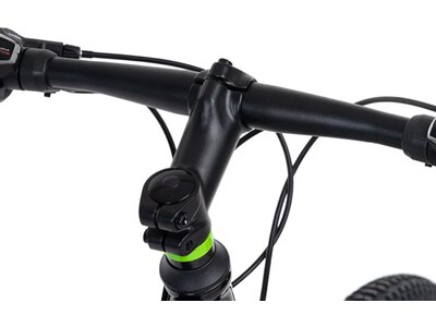 KS CYCLING MTB-Hardtail Mountainbike Hardtail 26 Zoll Sharp schwarz-gr?n Schwarz