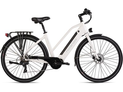 ADORE E-Bike Alu E-Citybike Damen Hollandia Mantova 28'' E-Bike wei? 7?G?nge Weiß