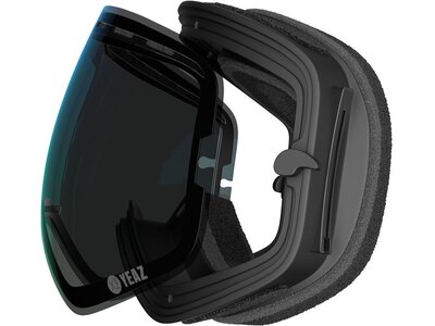 YEAZ Herren Brille Wechselglas XTRM-SUMMIT Grau