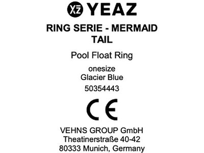 YEAZ Spiel RING SERIE - MERMAID TAIL Blau