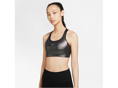 NIKE Damen Sport-BH "Swoosh Icon Clash" Grau
