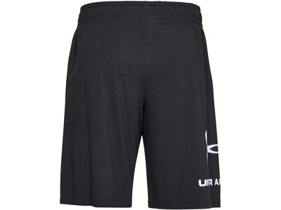 UNDER ARMOUR Herren Trainingsshorts "UA Sportstyle Cotton Graphic" Schwarz