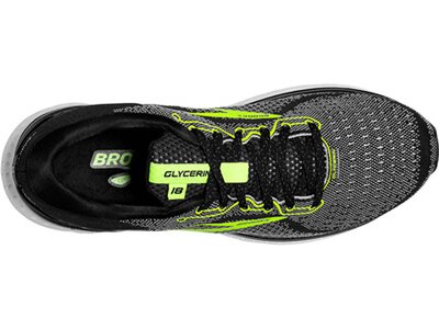 BROOKS Herren Laufschuhe Herren Runningschuhe Glycerin 18 Schwarz