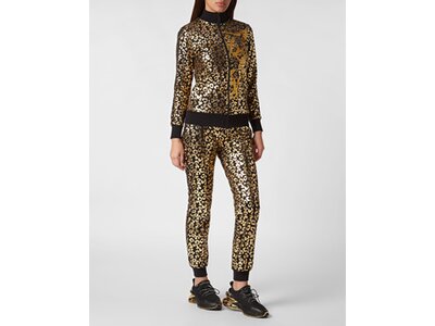 PLEIN SPORT Damen Sportanzug LEOPARD Gold