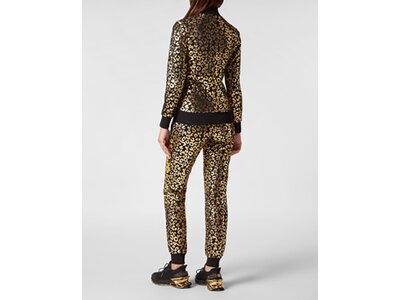 PLEIN SPORT Damen Sportanzug LEOPARD Gold