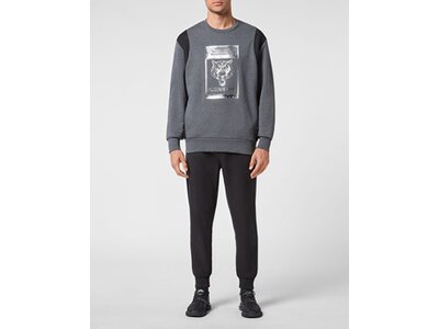 PLEIN SPORT Herren Sweatshirt TIGER Grau