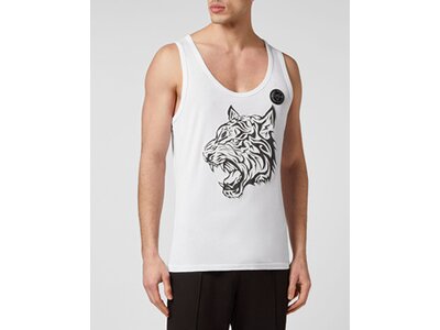 PLEIN SPORT Herren Shirt TIGER Weiß