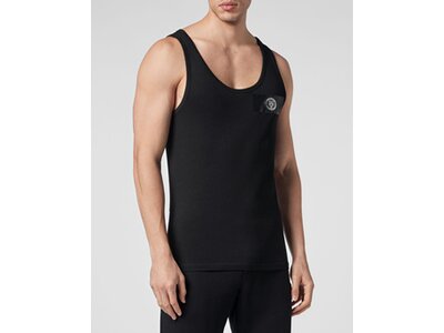 PLEIN SPORT Herren Shirt M Tanktop Schwarz