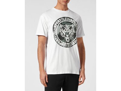 PLEIN SPORT Herren Shirt CARBON TIGER Weiß