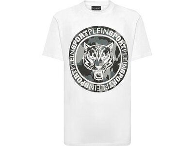 PLEIN SPORT Herren Shirt CARBON TIGER Weiß