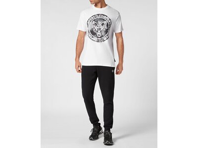 PLEIN SPORT Herren Shirt CARBON TIGER Weiß