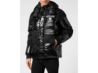 PLEIN SPORT Herren Jacke GLOBAL EXPRESS EDITION Schwarz