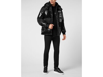 PLEIN SPORT Herren Jacke GLOBAL EXPRESS EDITION Schwarz