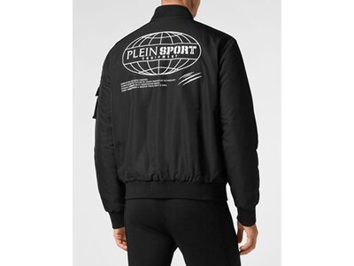 PLEIN SPORT Jacke M Bomberjacke Schwarz