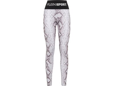 PLEIN SPORT Damen Tight PYTHON Silber