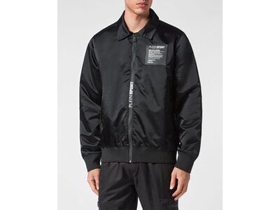 PLEIN SPORT Jacke M Bomberjacke Schwarz