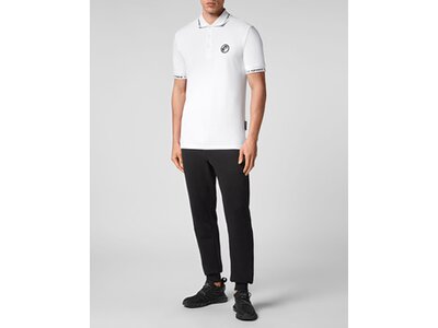 PLEIN SPORT Herren Polo TIGER Grau
