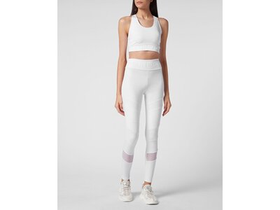 PLEIN SPORT Damen Tight W Leggings Weiß