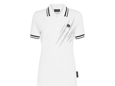PLEIN SPORT Damen Polo SCRATCH Grau