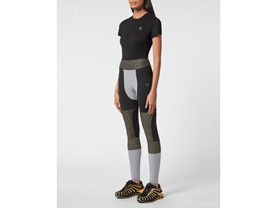 PLEIN SPORT Damen Tight STATEMENT Schwarz