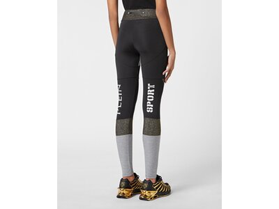 PLEIN SPORT Damen Tight STATEMENT Schwarz