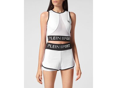 PLEIN SPORT Damen BH W Cropped Top Weiß