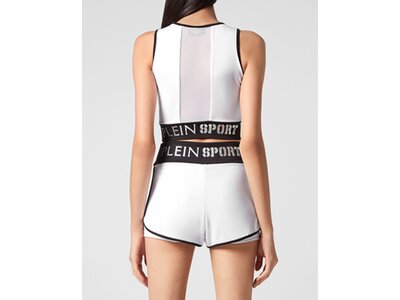 PLEIN SPORT Damen BH W Cropped Top Weiß