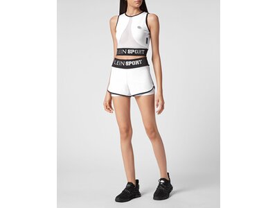 PLEIN SPORT Damen BH W Cropped Top Weiß