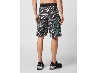PLEIN SPORT Herren Shorts TIGER Schwarz