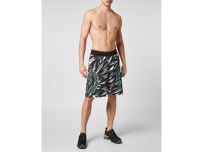 PLEIN SPORT Herren Shorts TIGER Schwarz