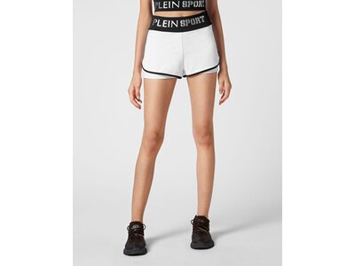 PLEIN SPORT Damen Shorts W Jogging Shorts Schwarz