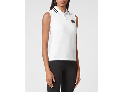 PLEIN SPORT Damen Polo STATEMENT Weiß