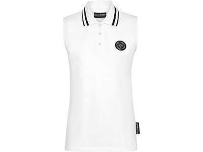 PLEIN SPORT Damen Polo STATEMENT Weiß