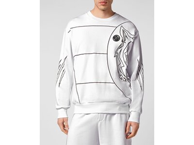PLEIN SPORT Herren Sweatshirt TIGER Grau