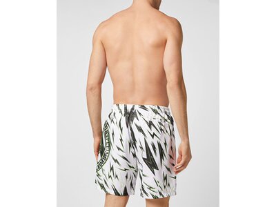 PLEIN SPORT Herren Shorts TIGER Weiß