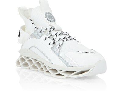 PLEIN SPORT Herren Halbschuhe TIGER Weiß