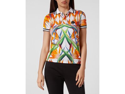 PLEIN SPORT Damen Polo W Poloshirt Grau