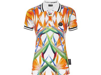 PLEIN SPORT Damen Polo W Poloshirt Grau