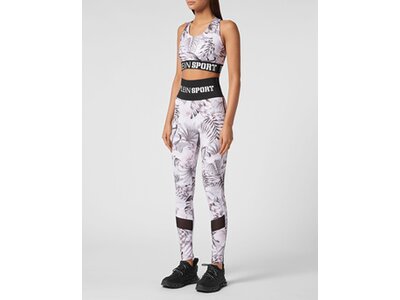 PLEIN SPORT Damen Tight W Leggings Silber
