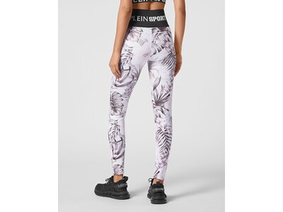 PLEIN SPORT Damen Tight W Leggings Silber