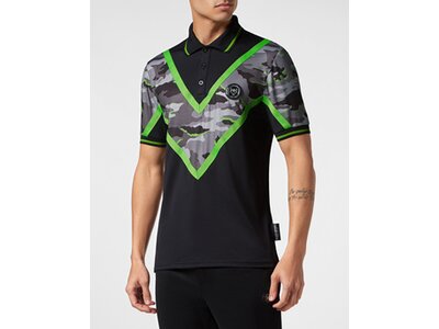 PLEIN SPORT Herren Shirt NEON AMAZON EDITION Schwarz