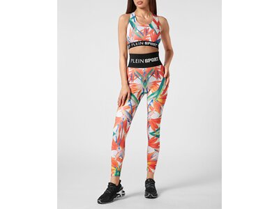 PLEIN SPORT Damen Tight W Leggings Rot