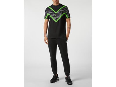 PLEIN SPORT Herren Shirt NEON AMAZON EDITION Schwarz