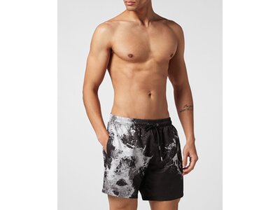 PLEIN SPORT Herren Shorts SPLASH EXTREME Schwarz