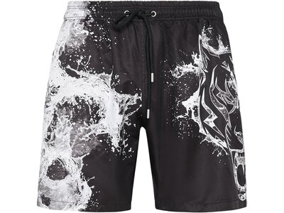 PLEIN SPORT Herren Shorts SPLASH EXTREME Schwarz