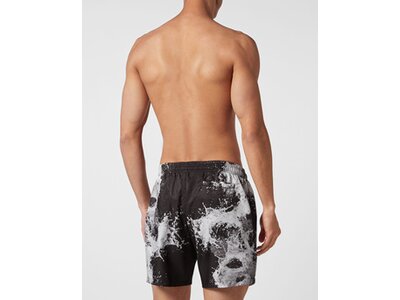 PLEIN SPORT Herren Shorts SPLASH EXTREME Schwarz