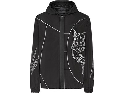 PLEIN SPORT Herren Schlupfjacke TIGER COURT EDITION Schwarz