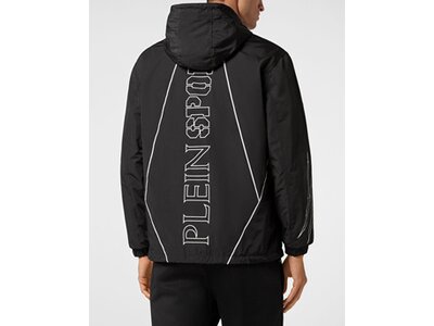 PLEIN SPORT Herren Schlupfjacke TIGER COURT EDITION Schwarz